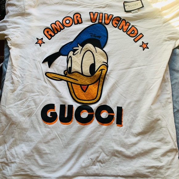 Gucci Donald Duck Tshirt Amor Vivendi 